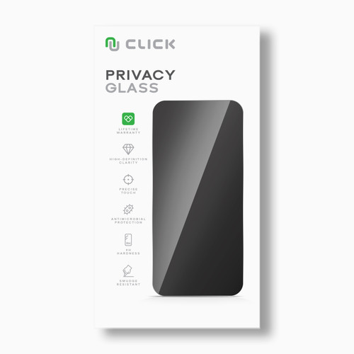 CLICK Privacy Shield Screen Protector for Moto G Play 2026 / G 5G 2026 / G 5G 2025 - Privacy